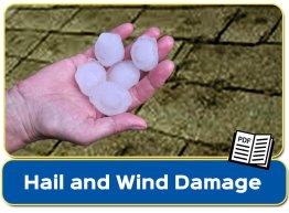 hail and wind